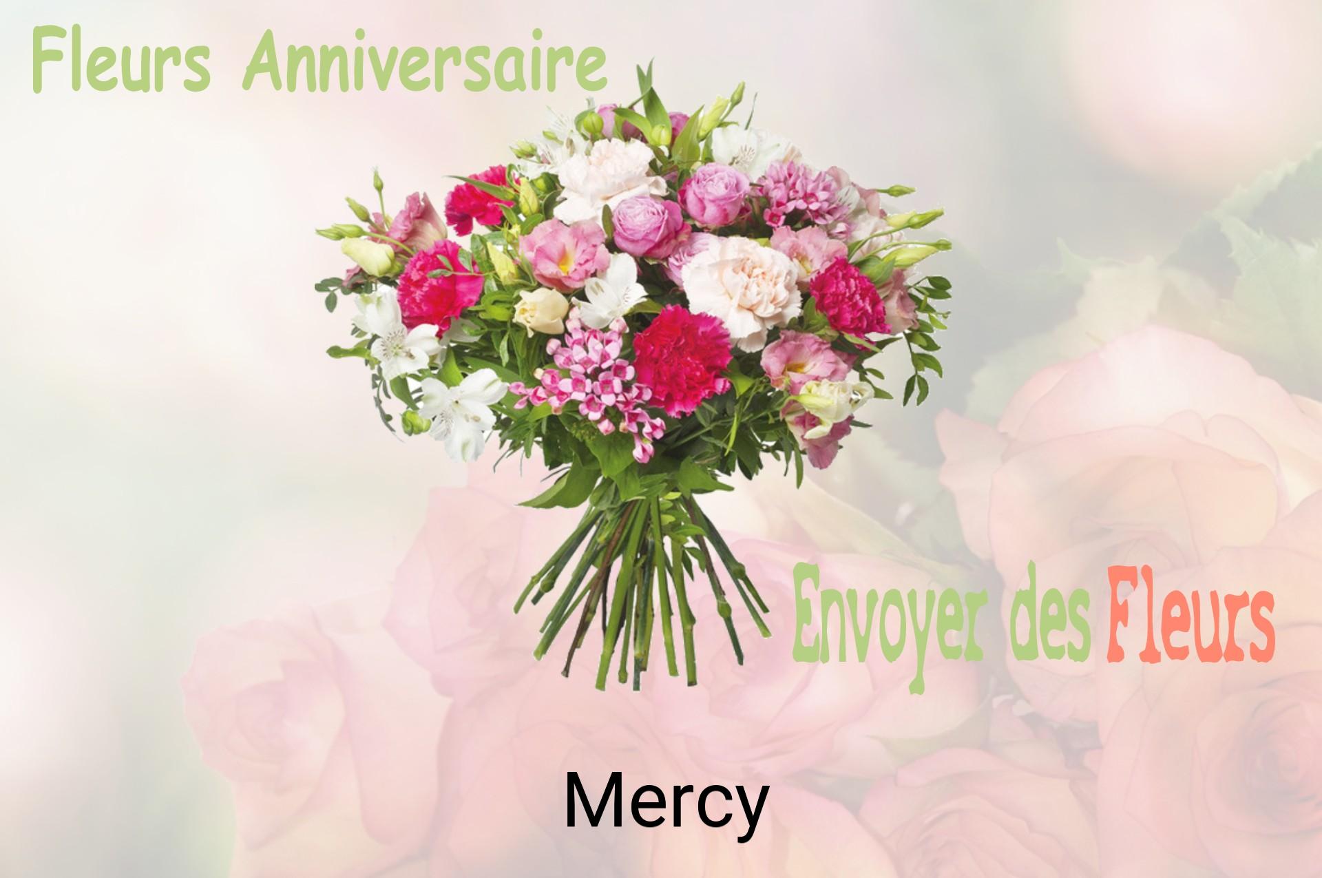 Bouquet de fleurs d’anniversaire livré à Mercy